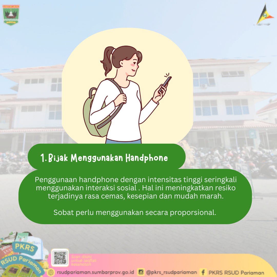 Penggunaan Handphone dengan intensitas tinggi seringkali menggunakan interaksi sosial